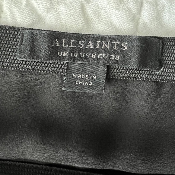 Silk All Saints skirt size 6 - Picture 9 of 11